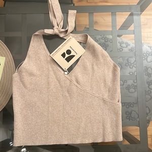 Halter Sweater Top
